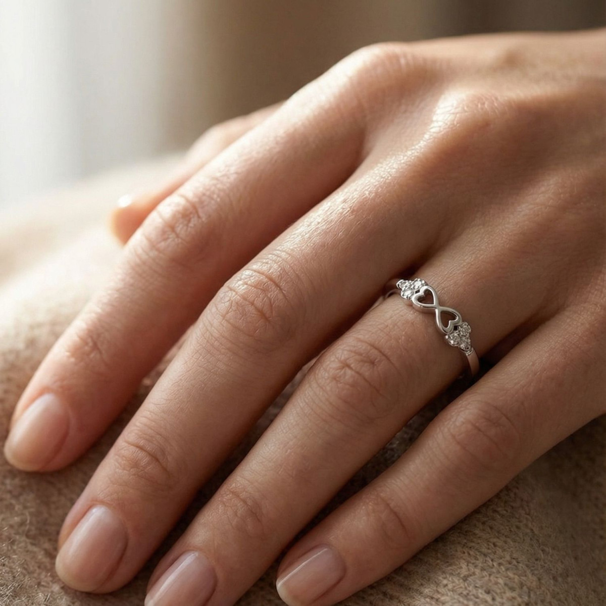 SORTIJA DOBLE CORAZON