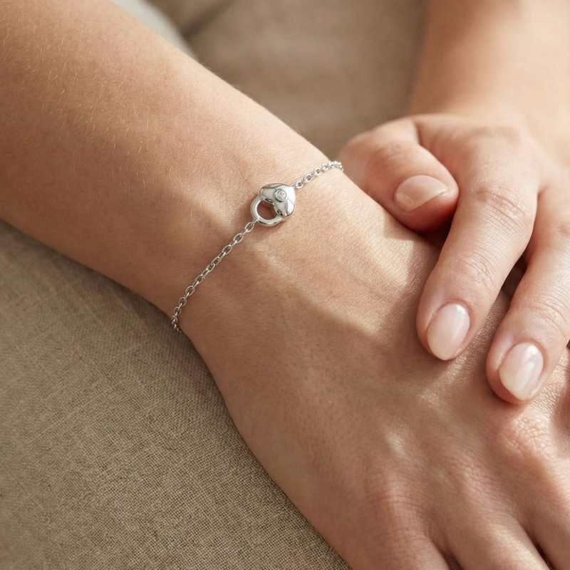 PULSERA CERRADURA CORAZON