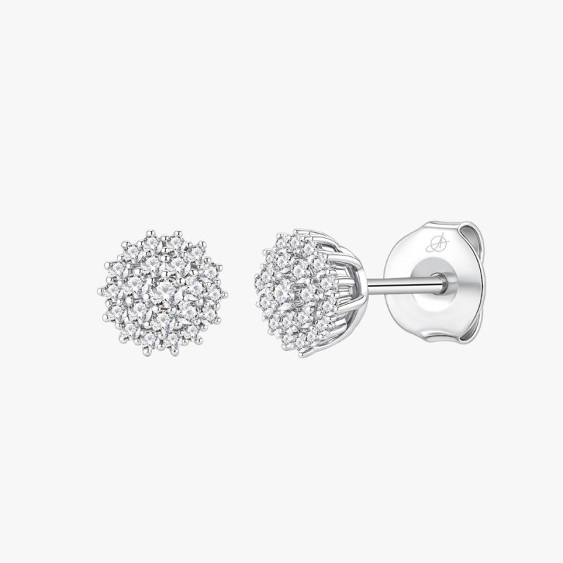 PENDIENTE ROSETON 6.40 MM