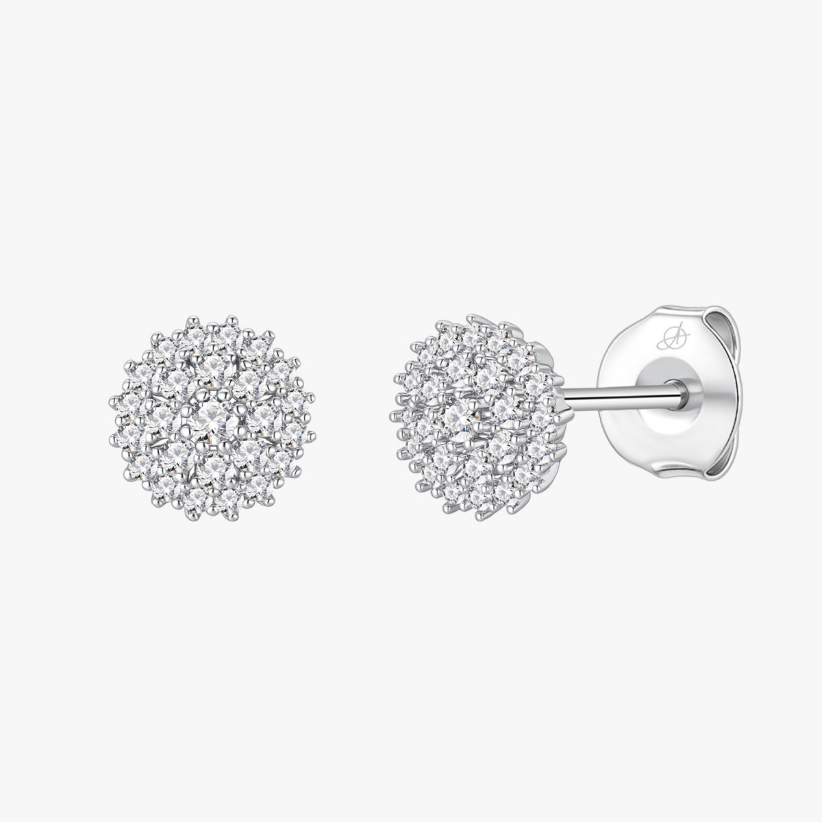 PENDIENTE ROSETON 8 MM