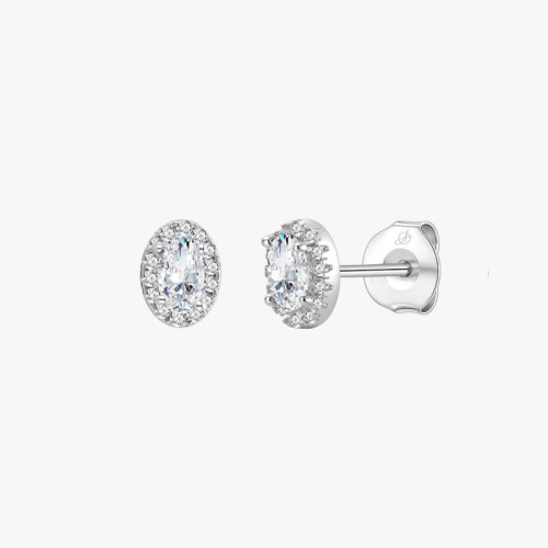 PENDIENTE OVALO GRACE 6MM