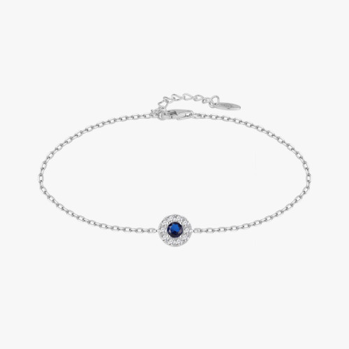 PULSERA CIRCULO ROYALE ZAFIRO