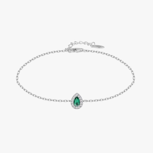 PULSERA GOTA ESSENCE ESMERALDA