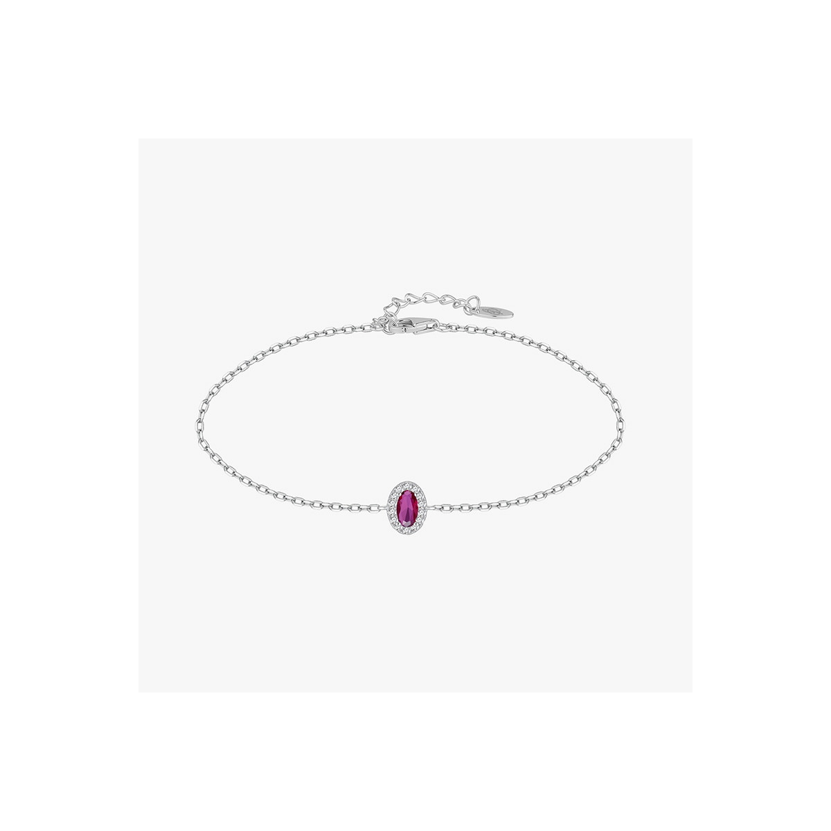 PULSERA OVALO GRACE RUBI