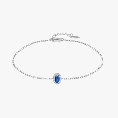 PULSERA OVALO GRACE ZAFIRO
