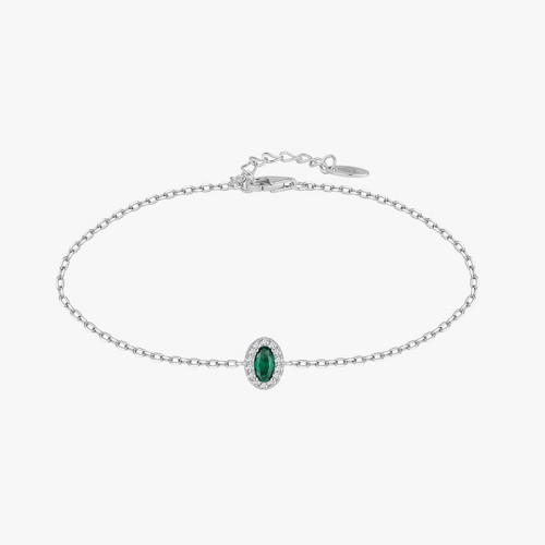 PULSERA OVALO GRACE ESMERALDA