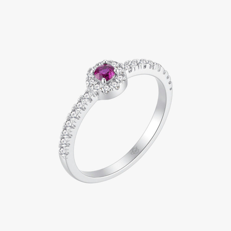 SORTIJA CIRCULO ROYALE RUBI