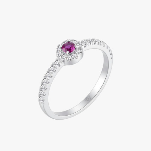 SORTIJA CIRCULO ROYALE RUBI