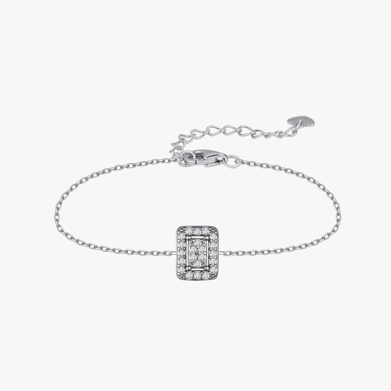 MULTI-STONE SQUARE BRACELET
