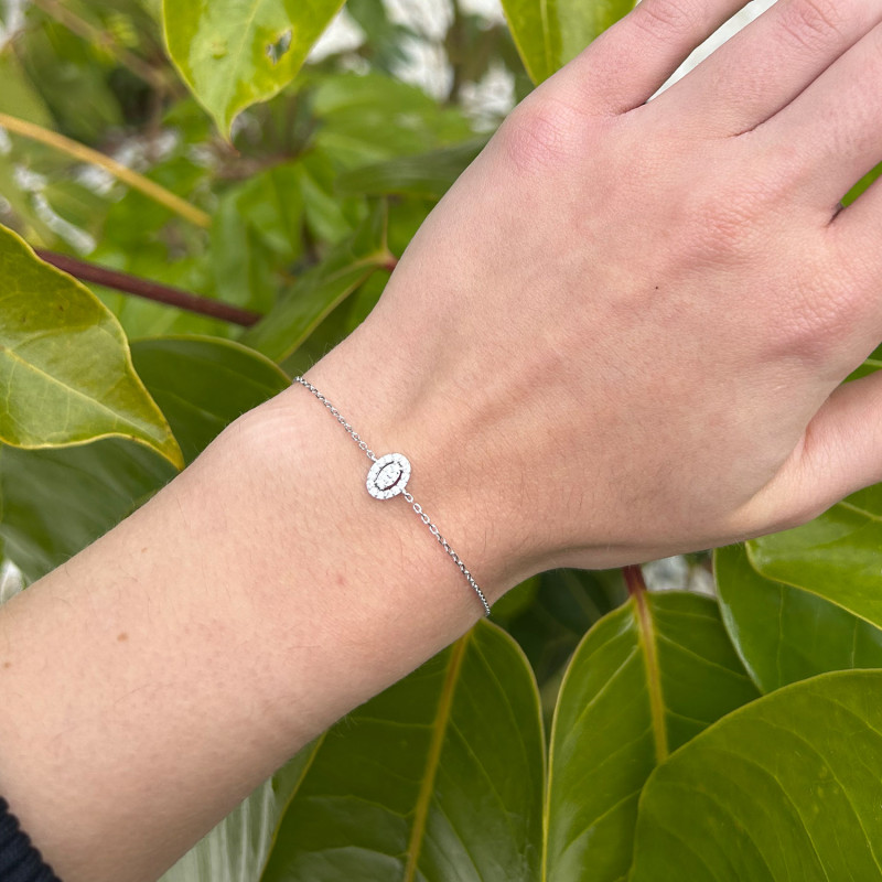 MULTI-STONE OVAL BRACELET