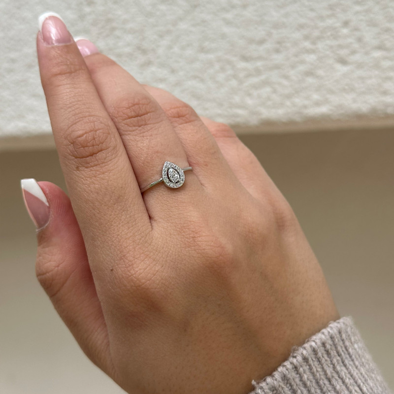 MULTI-STONE DROP RING