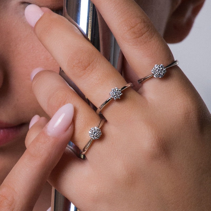 8-POINT ROSE RING MM