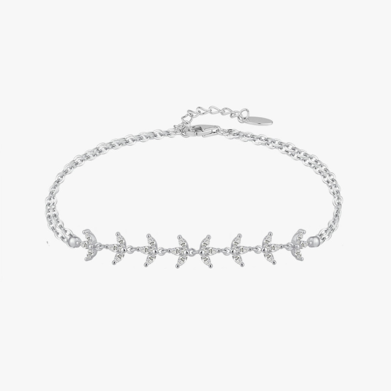 WHITE STONE BRACELET