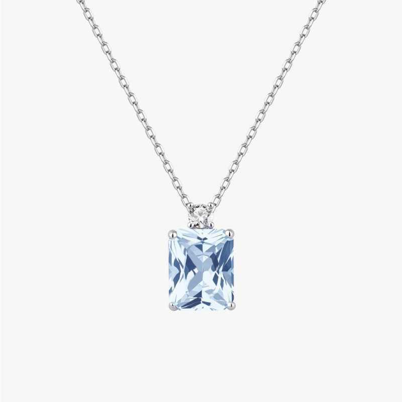 AQUAMARINE SQUARE CHOKER