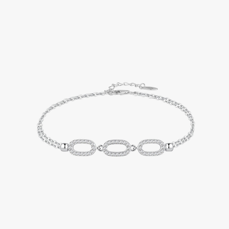 PULSERA ESLABONES CIRCONITAS