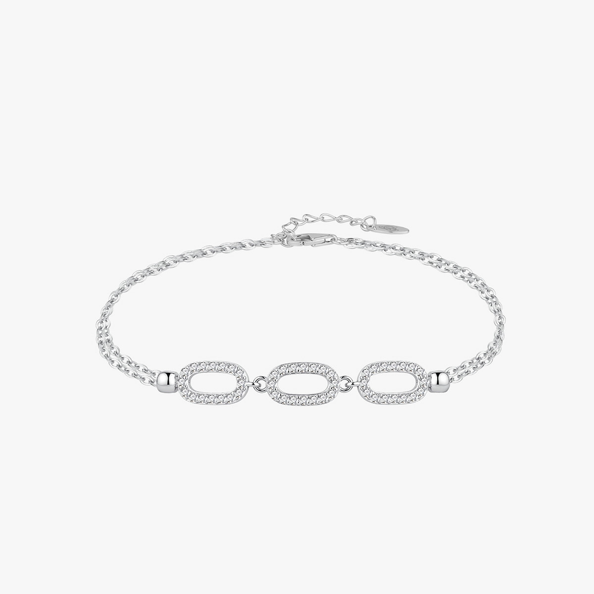 PULSERA ESLABONES CIRCONITAS