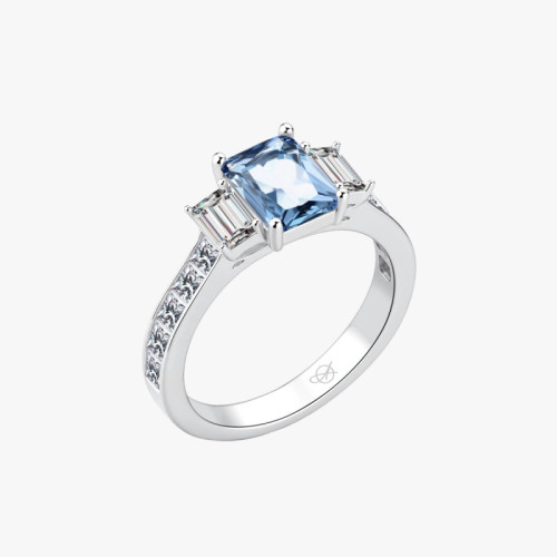 SORTIJA CIRCONITAS AGUAMARINA