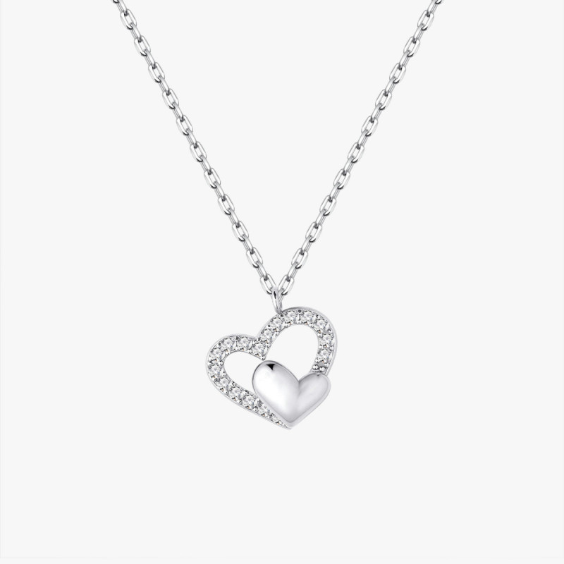 GARGANTILLA CORAZON DOBLE