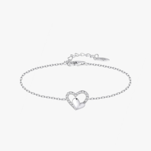 PULSERA CORAZON DOBLE