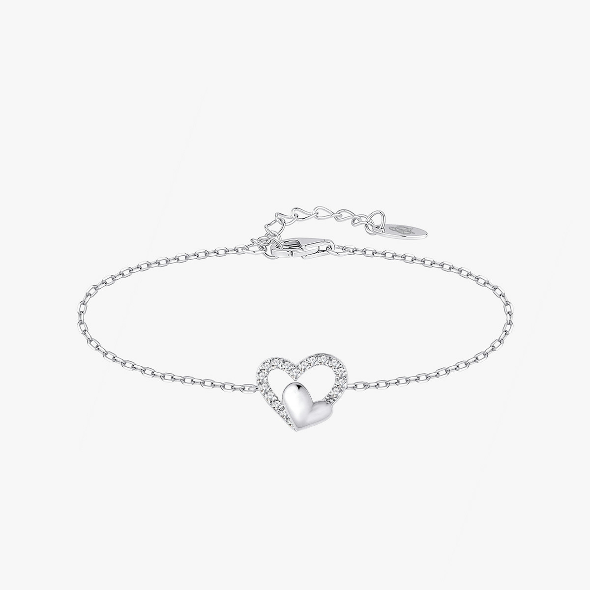 PULSERA CORAZON DOBLE