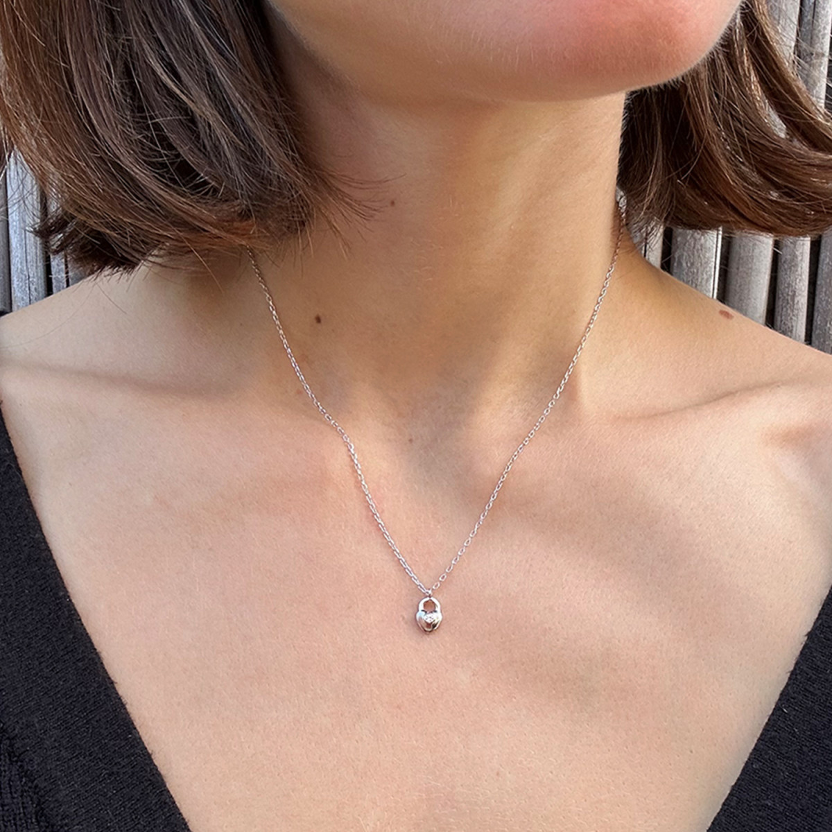 GARGANTILLA CERRADURA CORAZON